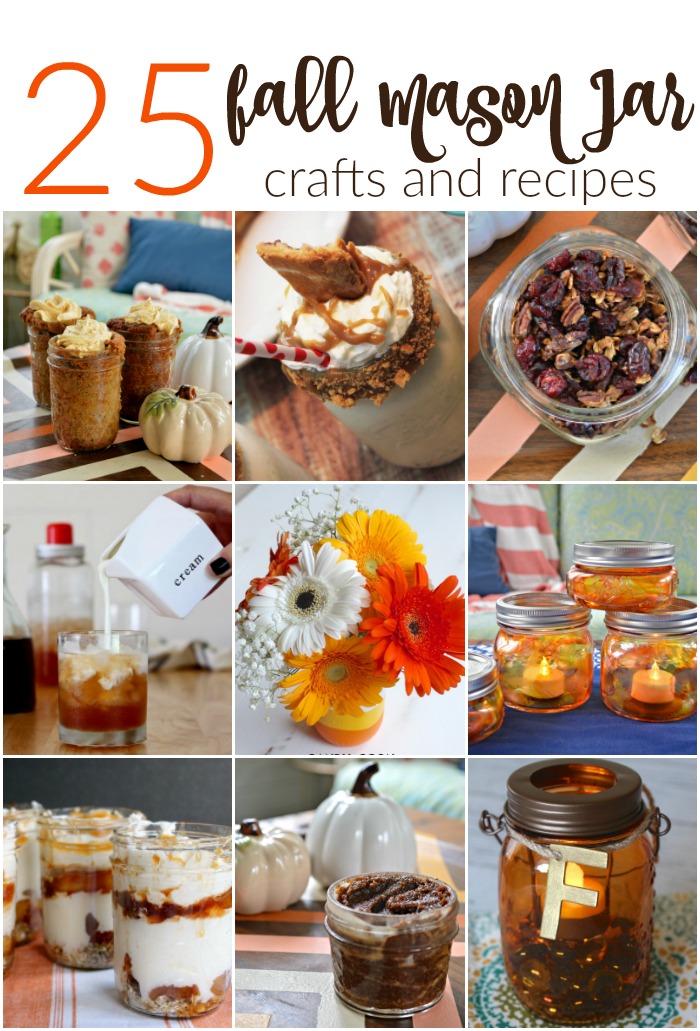 25 Fall Mason Jars Crafts and Recipes