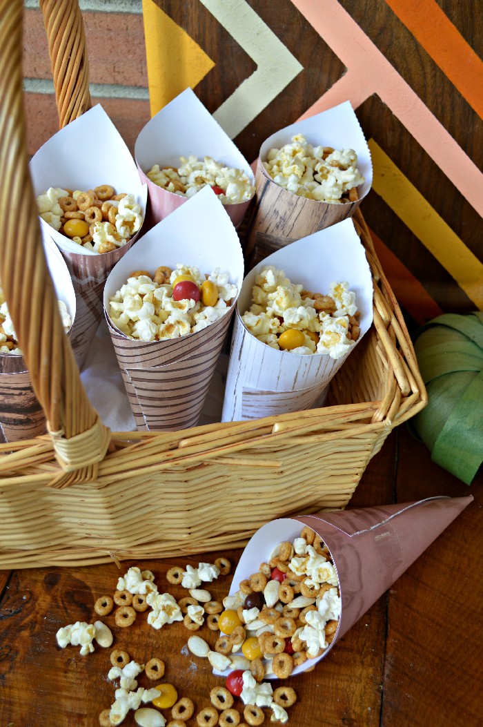 snack-mix-in-paper-cones