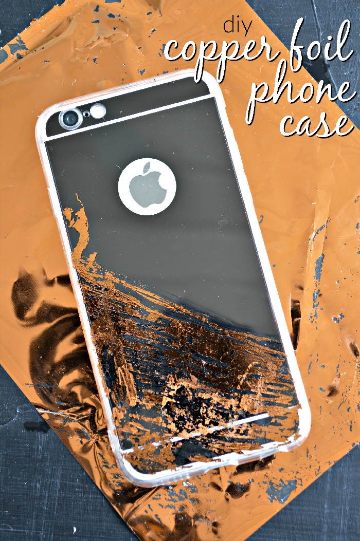 DIY Copper Foil Phone Case