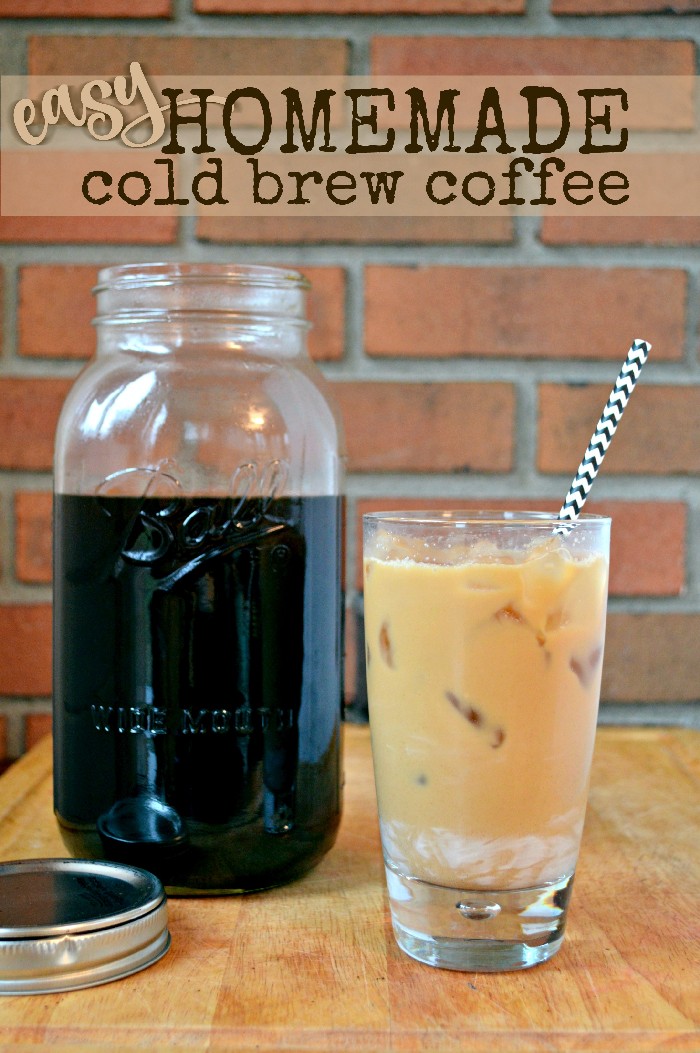 EASY HOMEMADE COLD BREW COFFEE Mad in Crafts