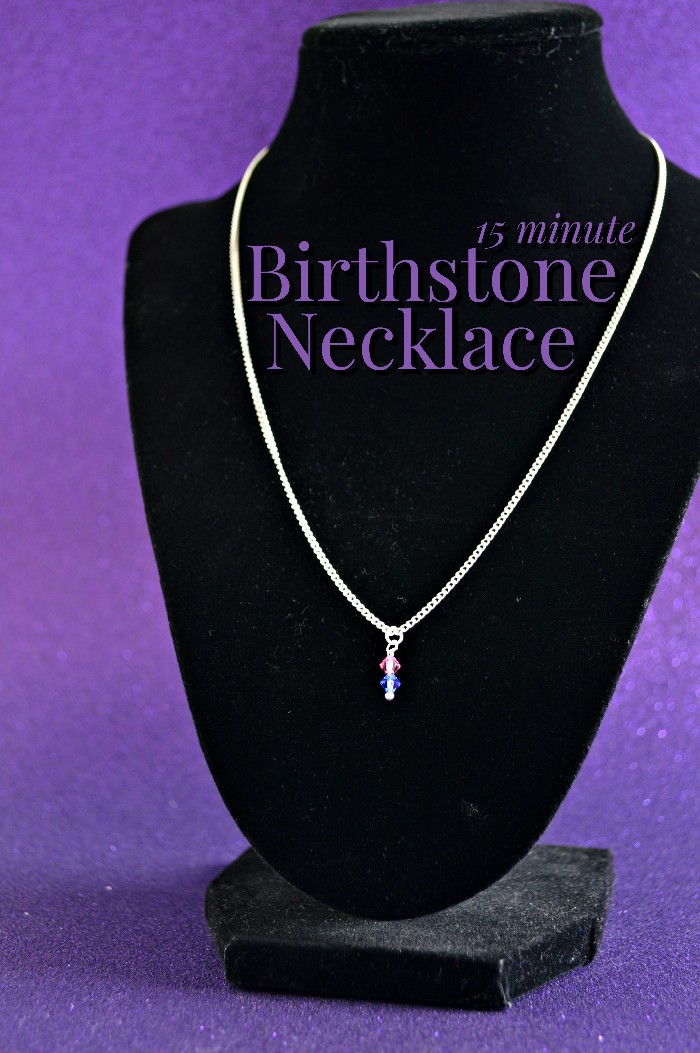 QUICK & EASY BIRTHSTONE NECKLACE