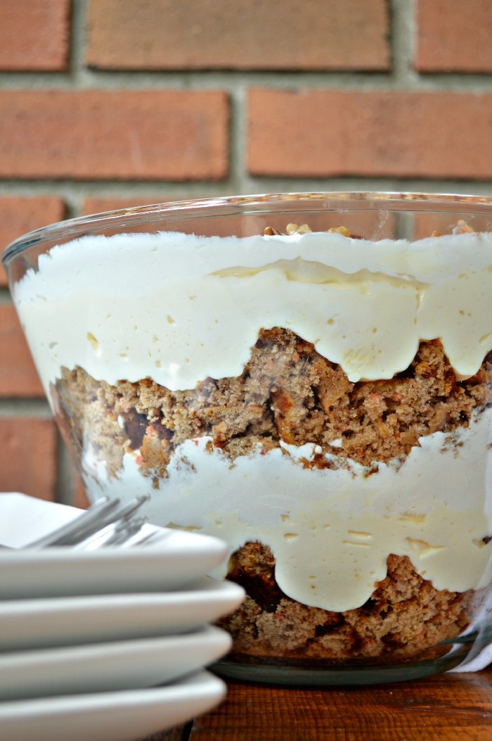 LIGHTENED UP CARROT CAKE TRIFLE