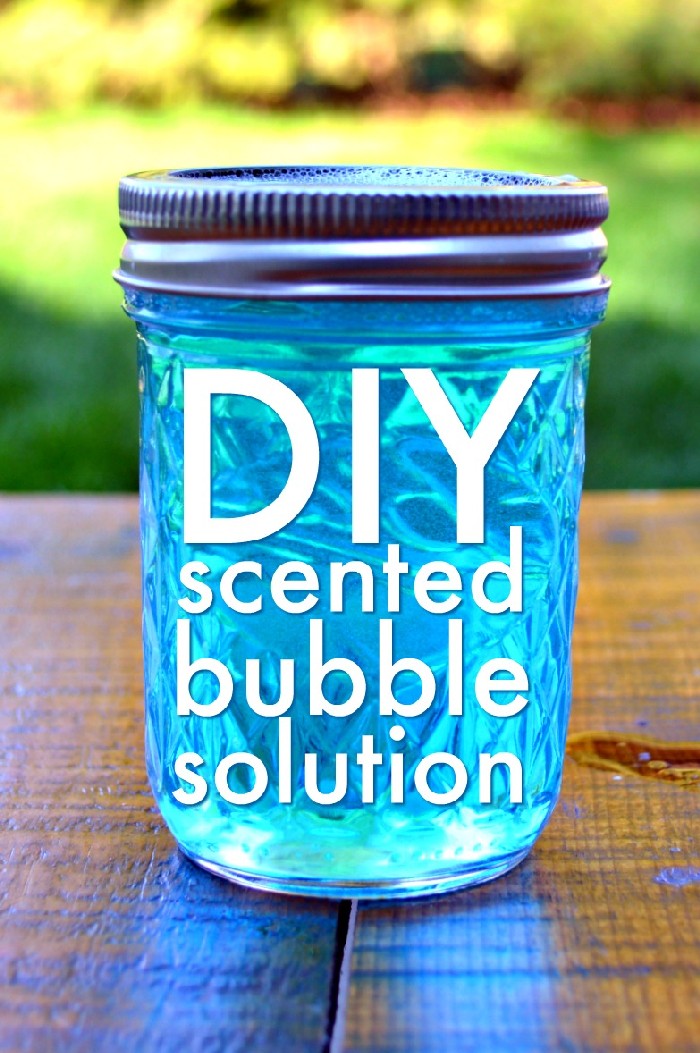 HOMEMADE SCENTED BUBBLES