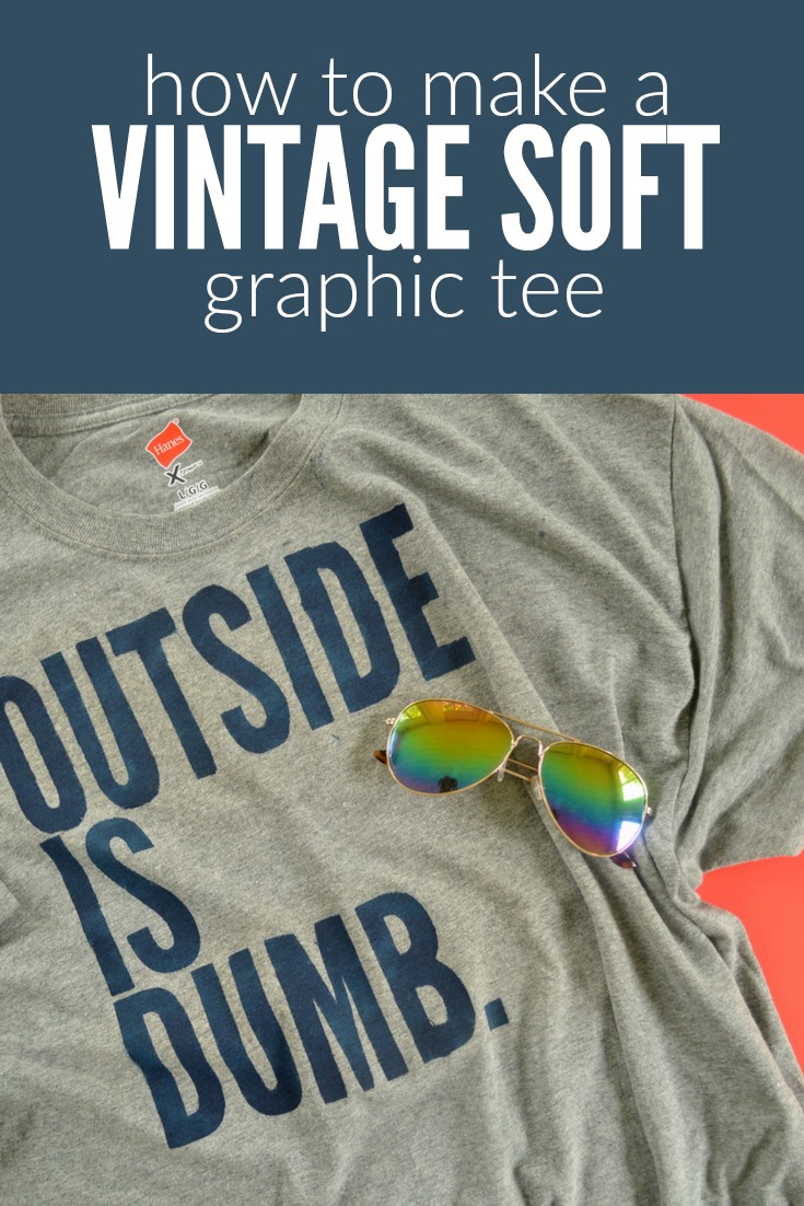 MAKE A VINTAGE FEEL GRAPHIC TEE