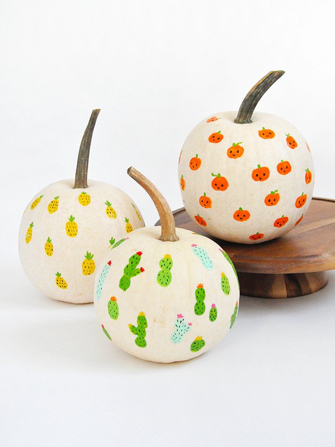 20 PRETTY PAINTED PUMPKINS