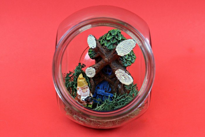 DOLLAR STORE GNOME HOME IN A JAR