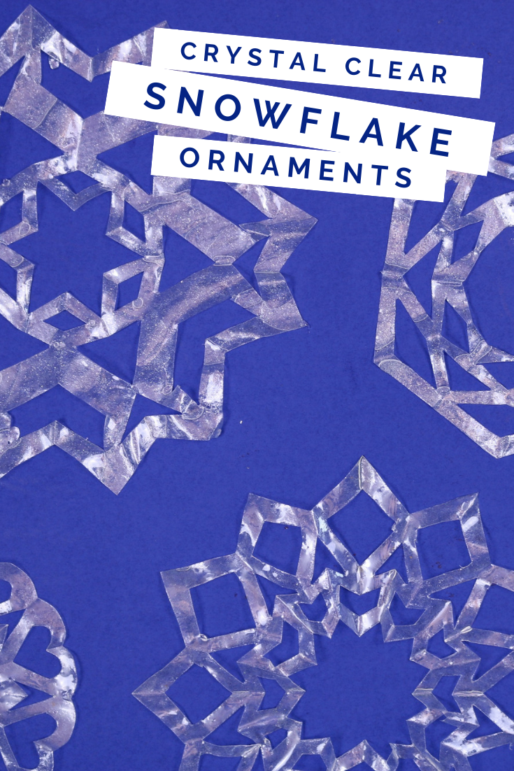TRANSPARENT SNOWFLAKE ORNAMENTS FROM COFFEE FILTERS