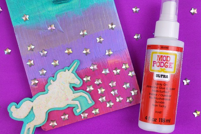 HOW TO USE MOD PODGE ULTRA AS AN ADHESIVE