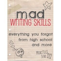 MAD WRITING SKILLS: 10 Most Overused Words in Craft Blogs