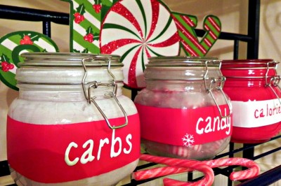 Snarky Christmas Canisters with Martha Stewart Craft by Plaid