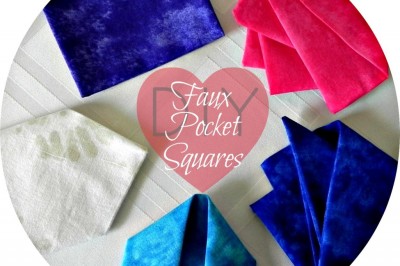 DIY Faux Pocket Squares