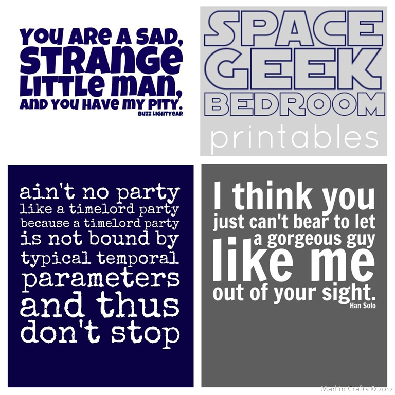Space Geek Printables