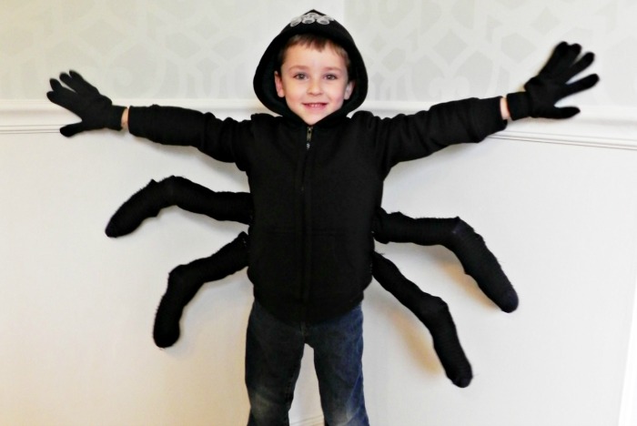 toddler suit spider man LAST Snack and Halloween Spider MINUTE Mad Costume in Crafts