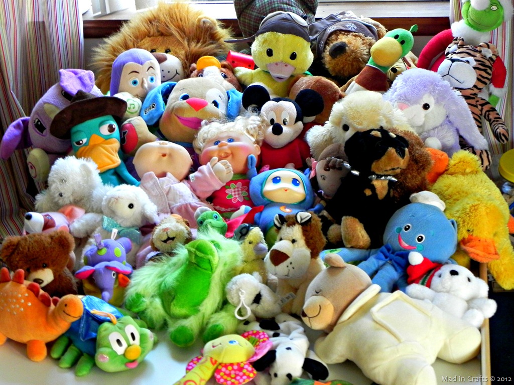 full of toys