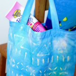 Totes Adorbs: Tie Dye and Crayon Batik Bag