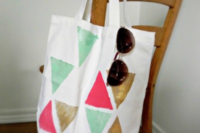 Totes Adorbs: Easy Block Print Tote Bag