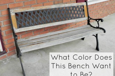 What Color Does This Bench Want to Be?