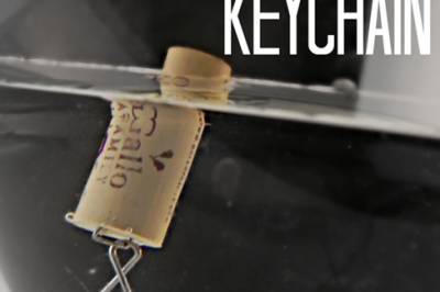 Monogrammed Sink-Proof Keychain