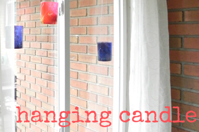 Hanging Candle Holders with Invisible Macramé