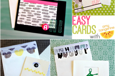 Easy Card Making with Amy Tangerine Products