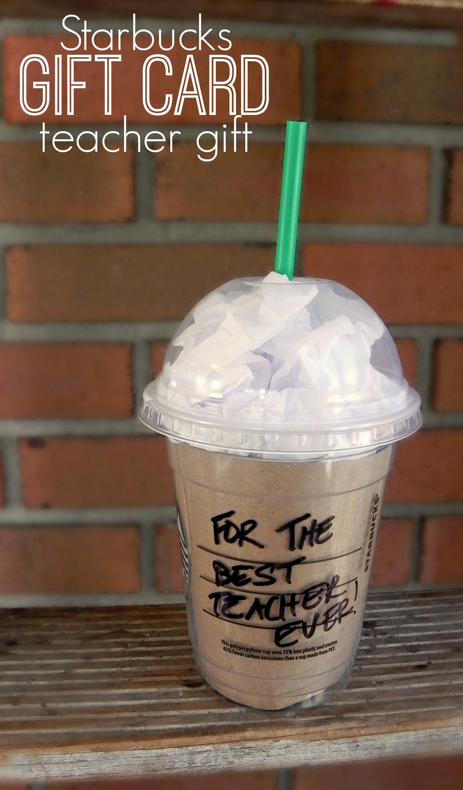 Starbucks Gift Card Teacher Gift Mad In Crafts