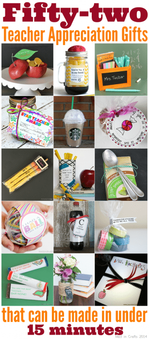 20 PRACTICAL TEACHER APPRECIATION GIFTS Round-Ups Mad in Crafts