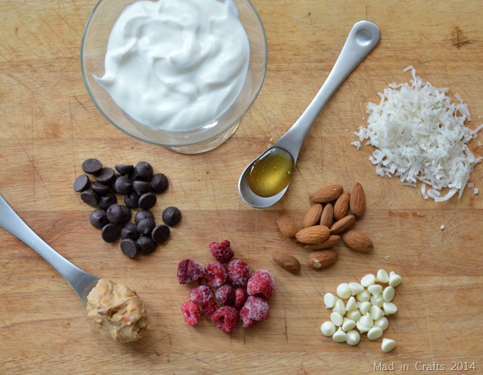 fruit and nuts to add to Greek yogurt