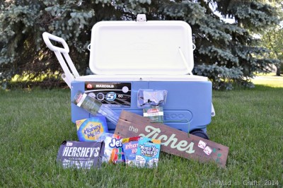 CAMPING THEMED WEDDING SHOWER GIFT