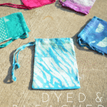 DYED & BLEACHED DRAWSTRING BAGS