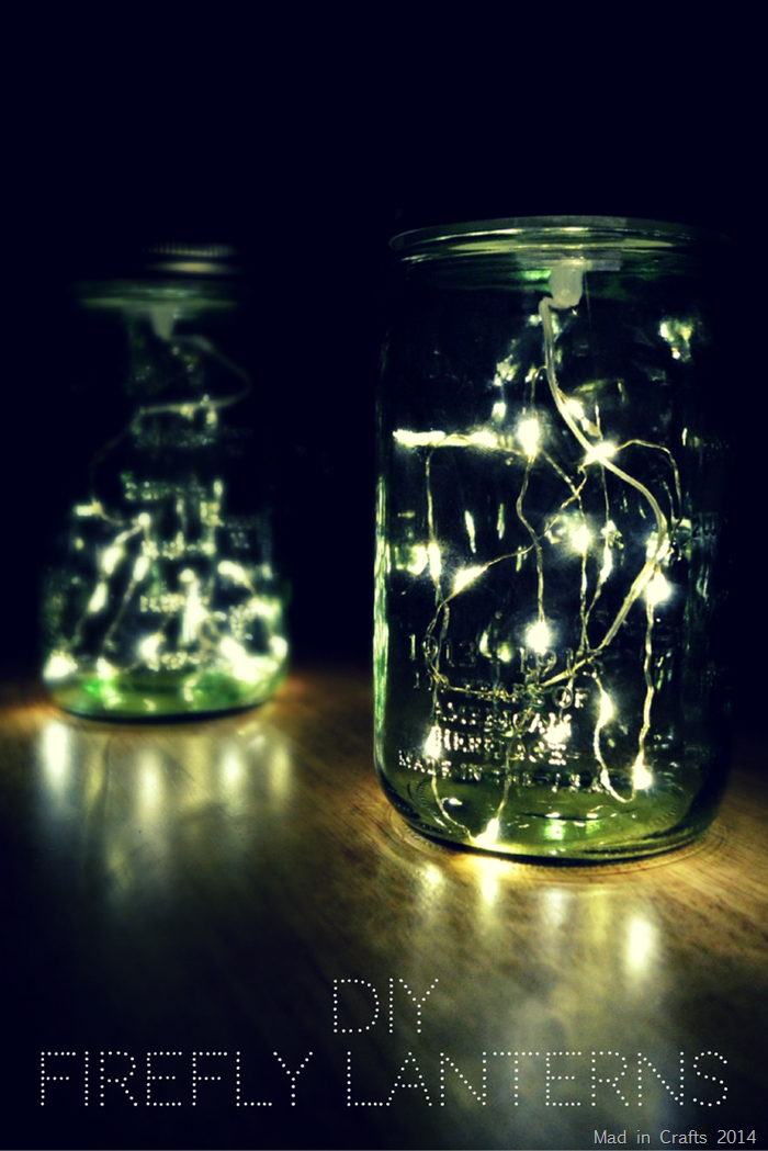 Firefly Mason Jar Crafts | Metoda #2: DIY Mason Jar Firefly Lamp (with LED Lights)