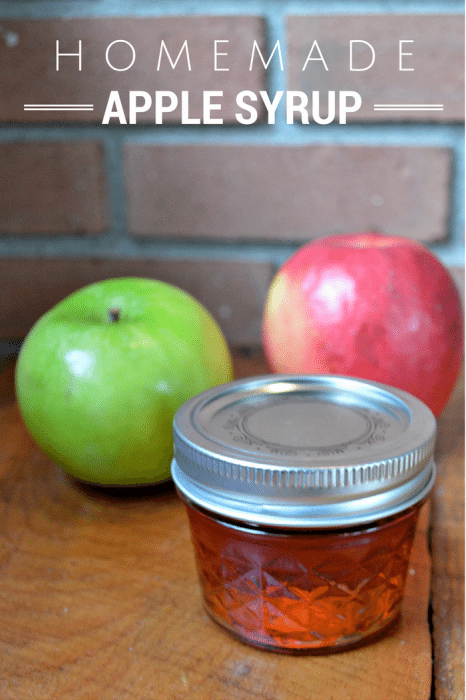 HOMEMADE APPLE SYRUP