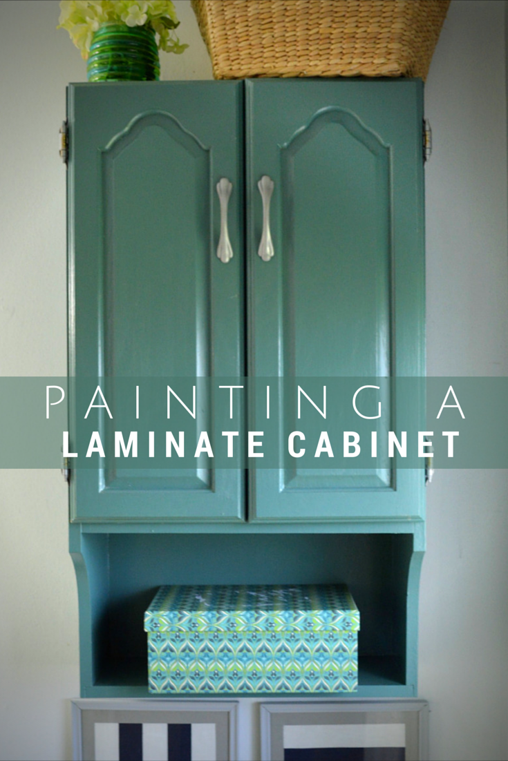 Painted Bathroom Storage Cabinet Mad In Crafts