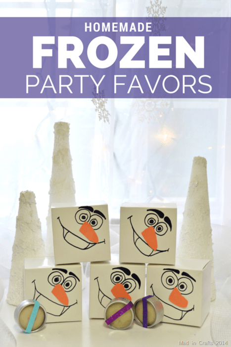 HOMEMADE FROZEN PARTY FAVORS