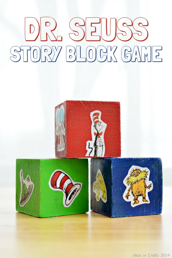 Dr. Seuss DIY Story block game