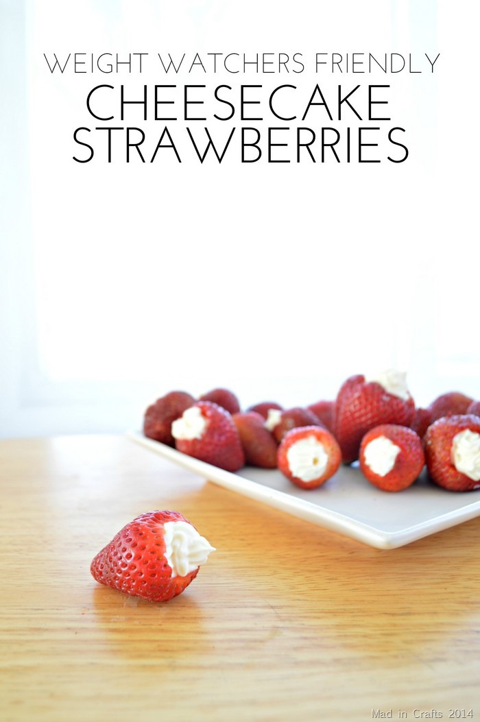 CHEESECAKE STRAWBERRIES (LOW WEIGHT WATCHER POINTS + RECIPE)