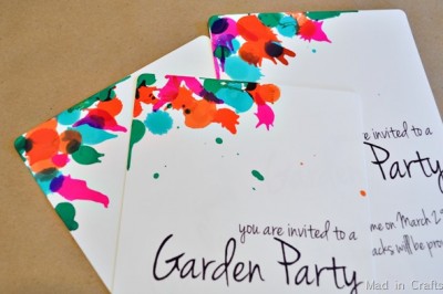 COLOR SPLASH PARTY INVITATIONS FOR MYPRINTLY