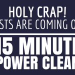 HOLY CRAP! GUESTS ARE COMING – 15 MINUTE POWER CLEAN