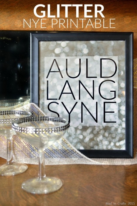AULD LANG SYNE PRINTABLES