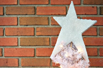 SIMPLE SPARKLY STAR TREE TOPPER