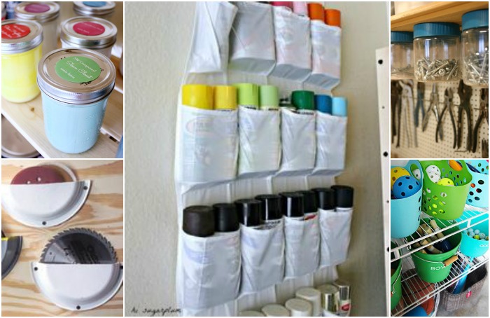 ORGANIZE YOUR GARAGE WITH ONE TRIP TO THE DOLLAR STORE