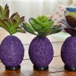 SUCCULENT TOPPED EASTER EGGS