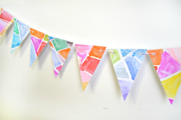 STAINED GLASS EASTER BUNTING