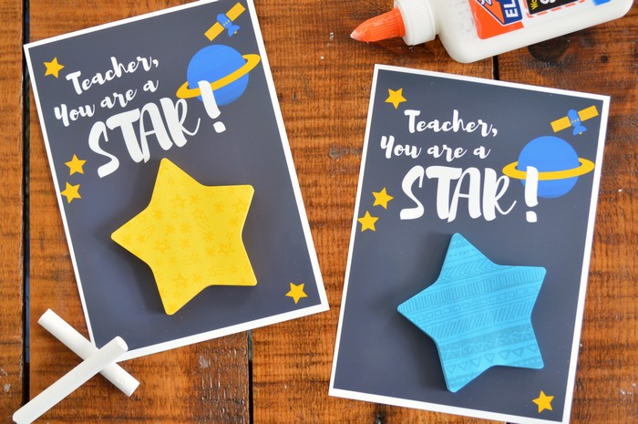 STAR POST-IT TEACHER GIFTS Handmade Gifts Mad in Crafts