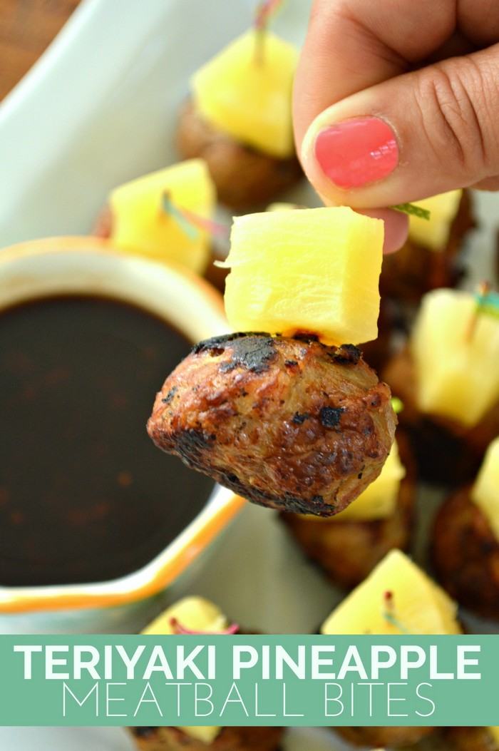 Teriyaki Pineapple Meatball Bites