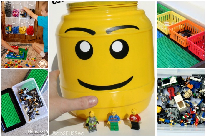 ORGANIZE YOUR LEGOS WITH ONE TRIP TO THE DOLLAR STORE