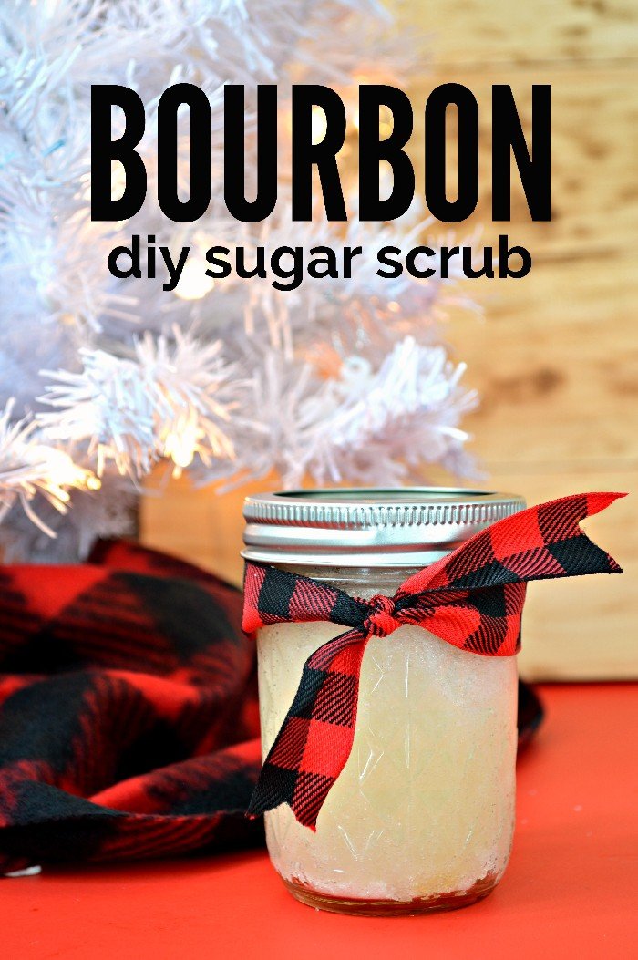 BOURBON SUGAR SCRUB – MASON JAR GIFT FOR MEN