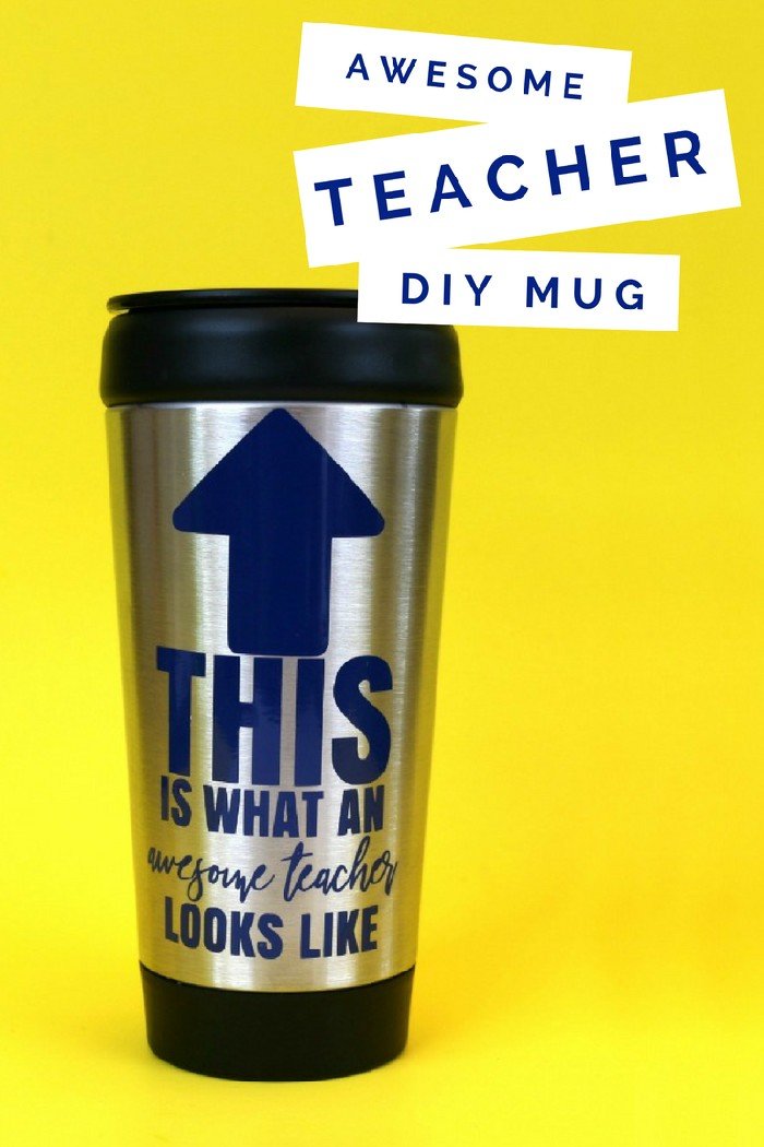 Download AWESOME TEACHER VINYL MUG Teacher Appreciation Mad in Crafts