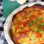 SAUSAGE, BACON AND CHEESE QUICHE