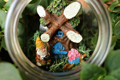 DOLLAR STORE GNOME HOME IN A JAR