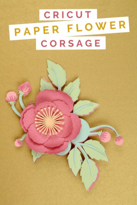 PAPER FLOWER CORSAGE FOR MOTHER’S DAY